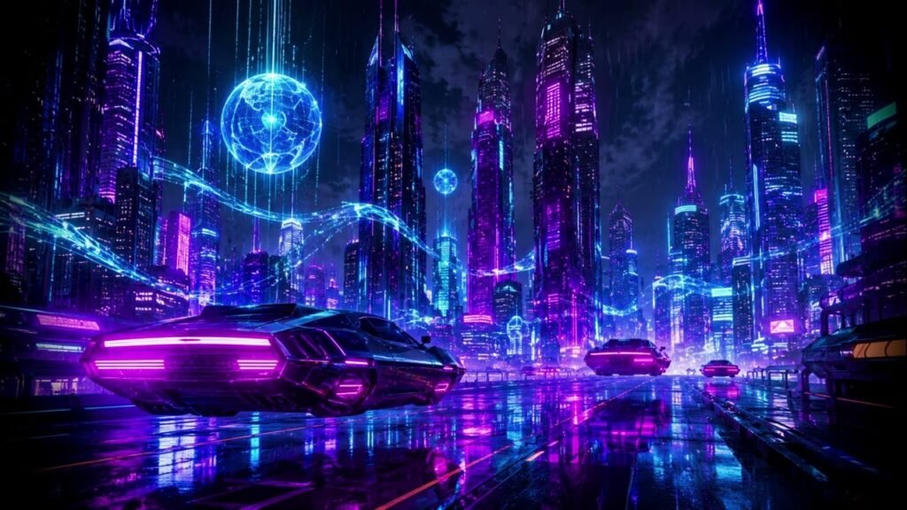 Neon Echoes | Cyberpunk Synthwave Music | AEGIS Season 1 - Perko Audio Lab
